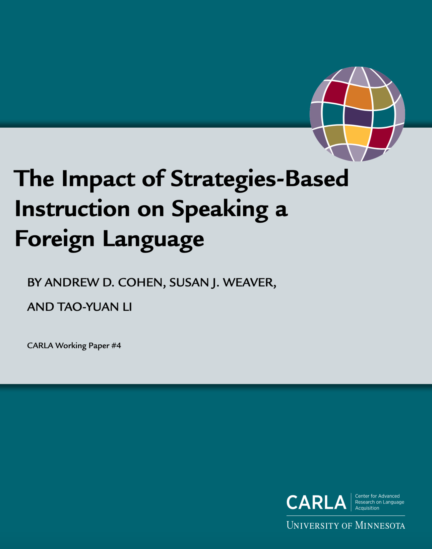 Impact of Strategies-Based Instruction