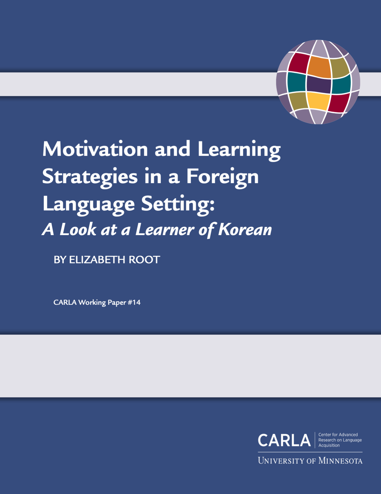 Motivation and Learning Strategies: Korean